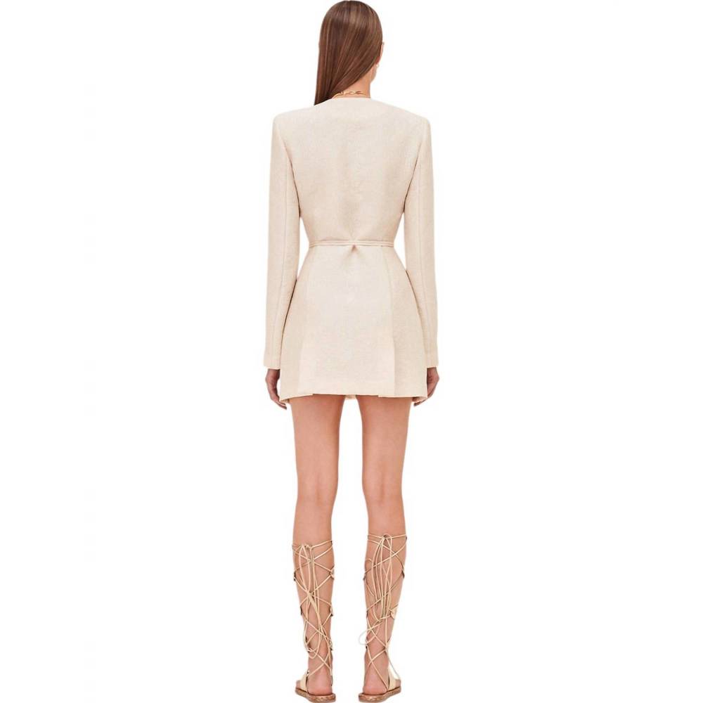 NEW ALEXIS marsci dress in ivory brocade - Picture 3 of 3